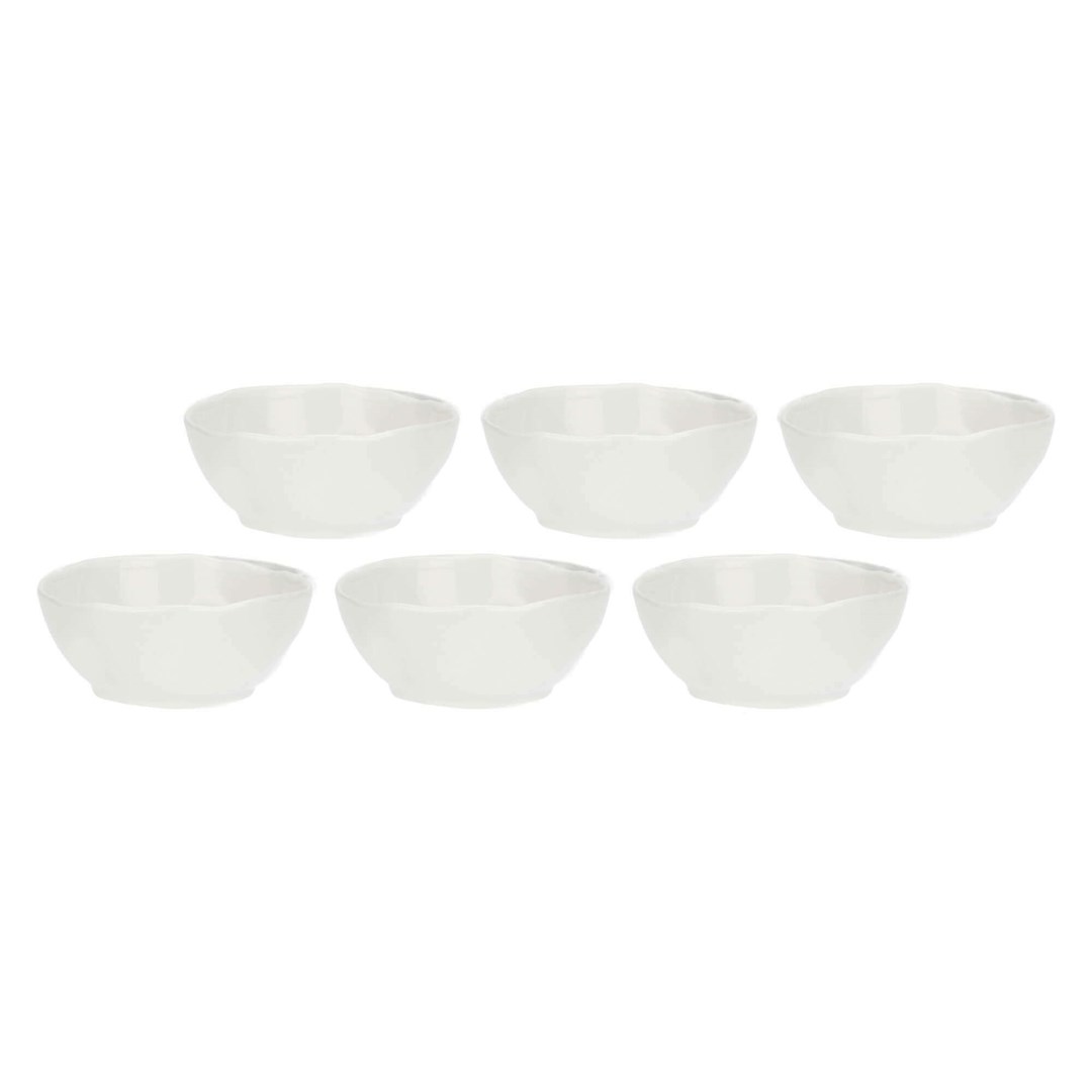 LA PORCELLANA BIANCA LUNIA Set 6 skled, 12 cm