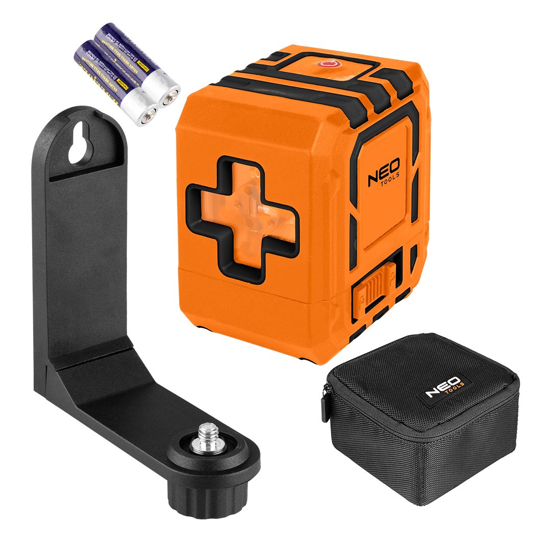 NEO TOOLS 75-143 Križni laser, 30 m, zeleni laser, kućište i magnetski nosač