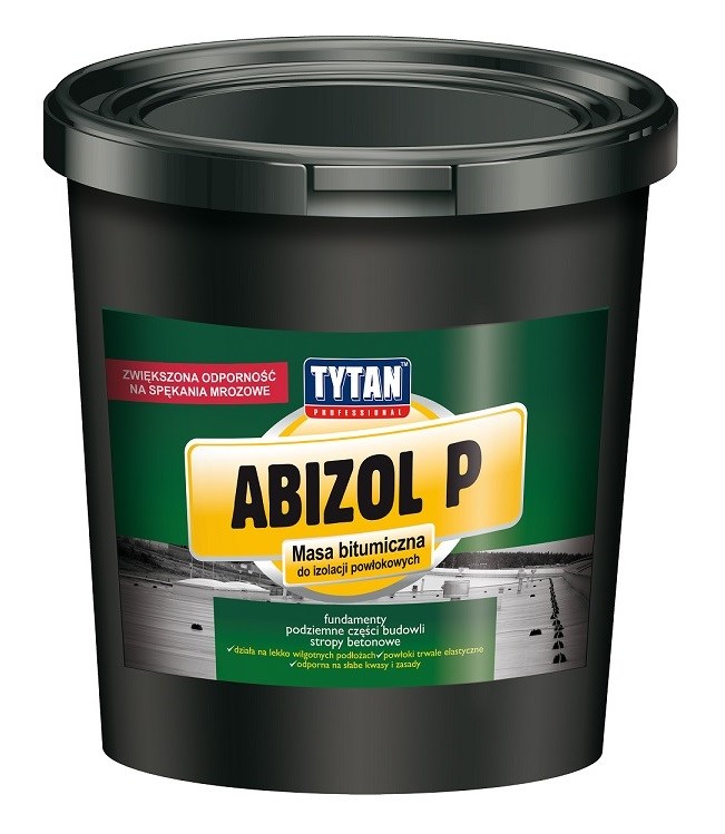 ABIZOL P Titanova bitumenska masa za premazovanje, 9 kg