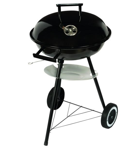 Kotliček za žar MASTER GRILL MG913, črn