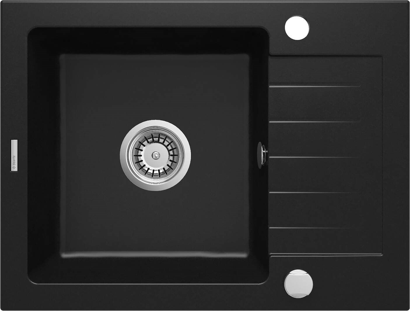 DTA Granite Sink enojni kuhinjski korito z odcejevalnikom