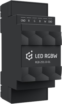 Grenton RGBW LED modul za zatemnitev na DIN letev, TF-Bus
