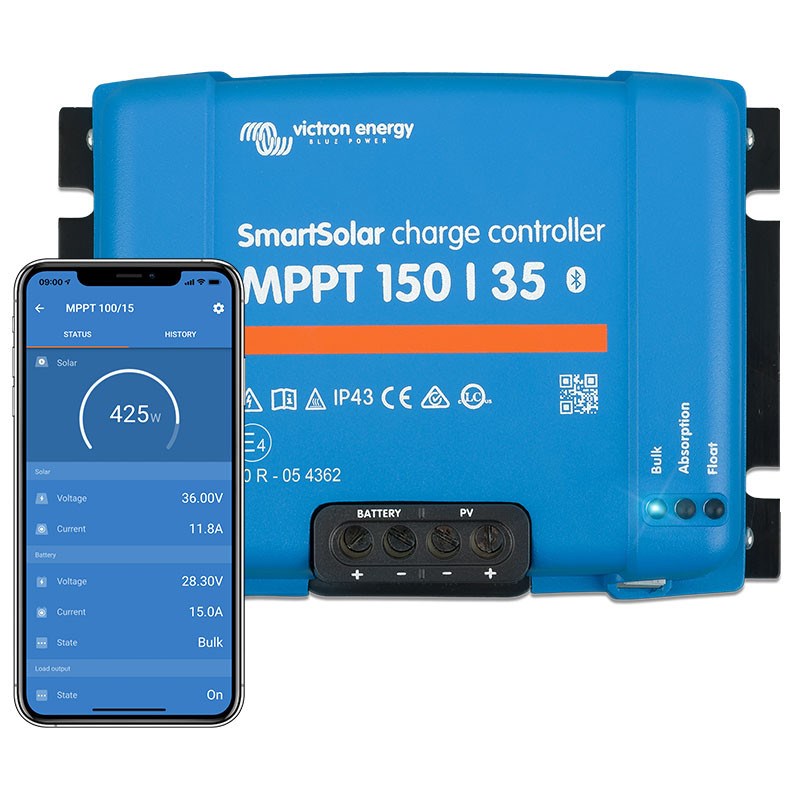 Victron Energy SmartSolar MPPT 150/35 solarni polnilni regulator, Bluetooth