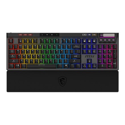 Gaming tipkovnica črna MSI STRIKE PRO W SILENT US