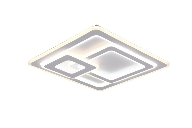 TRIO stropna LED svetilka 51x51cm, mat bela