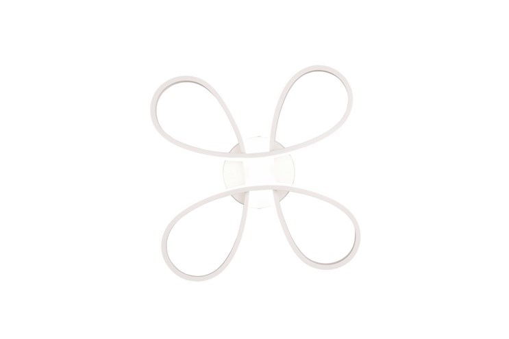 TR1 FLY stropna LED svetilka 40cm 4000K, mat bela