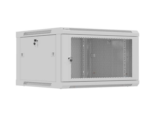 LANBERG Rack omara 19" 6U 600x600 siva, perforirana