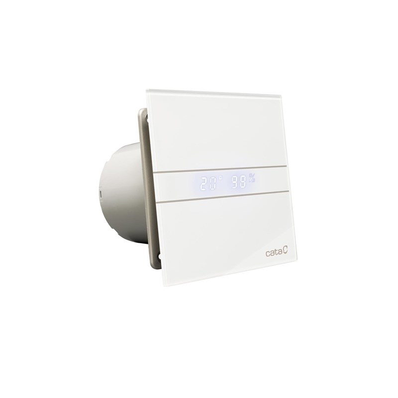 Cata E-100 GTH ventilator 100mm, bel, z vlažilnikom in časovnikom
