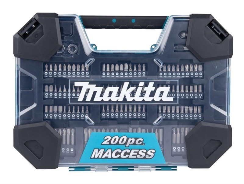 Set nastavkov za vrtalnik/vijačnik Makita (200 kosov)