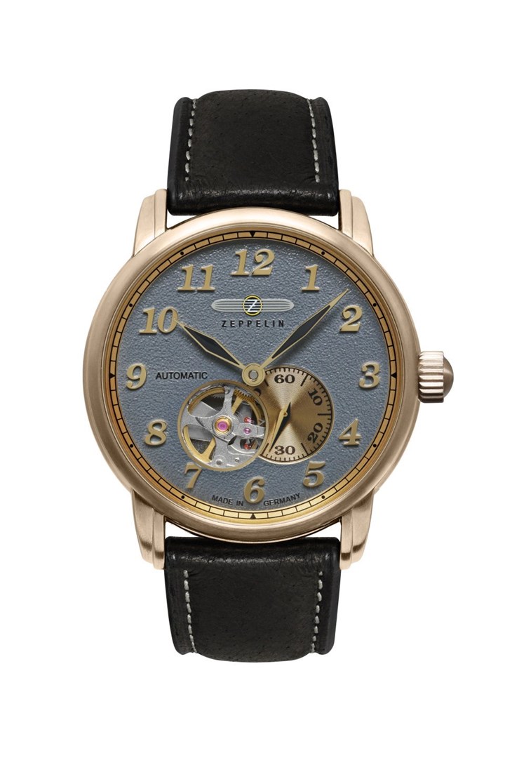 Zeppelin LZ127 76645 avtomatska ura, 40mm, usnjen pas