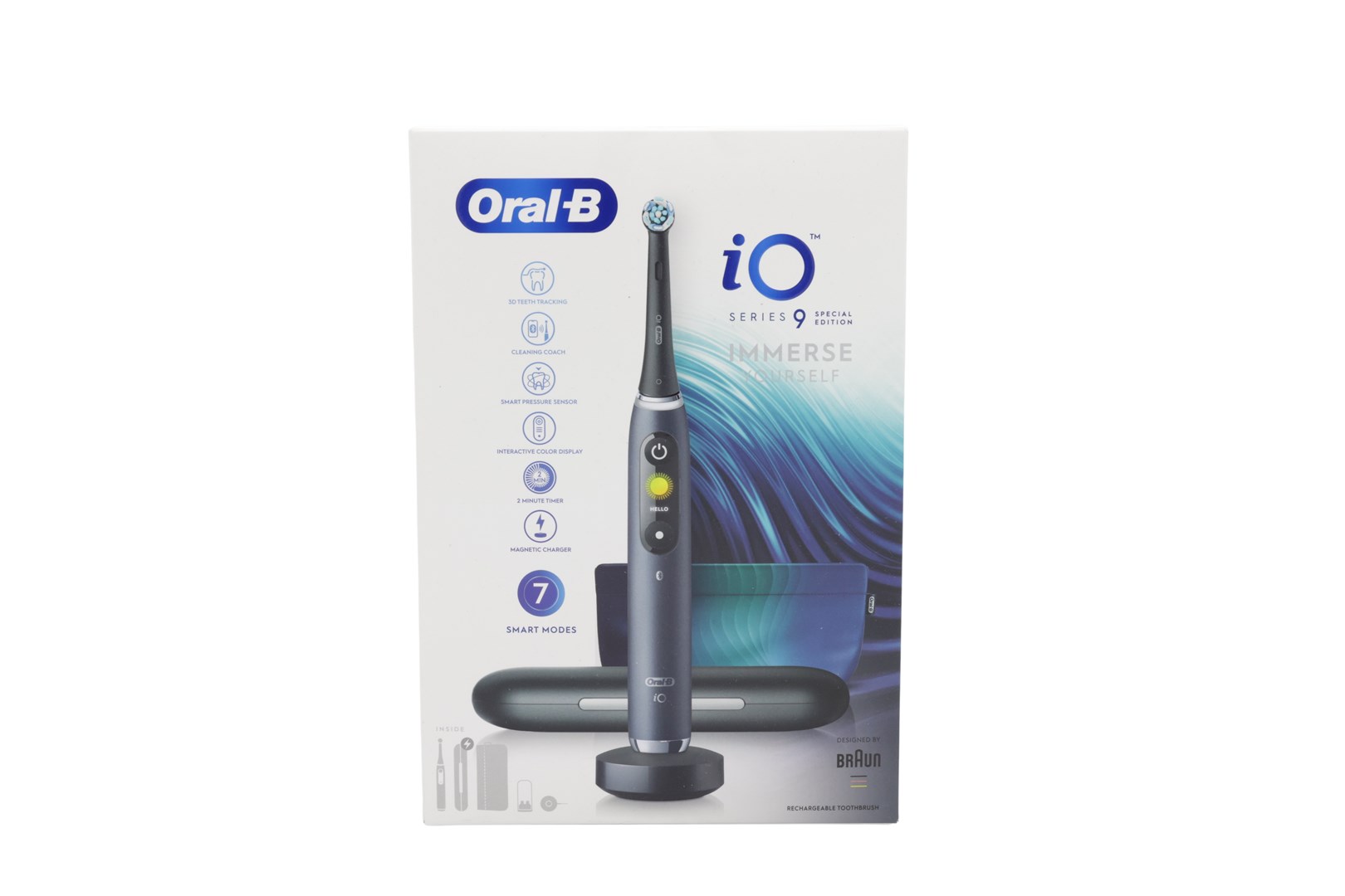 Baterijska zobna ščetka Oral-B iO9 Limited Edition, črna