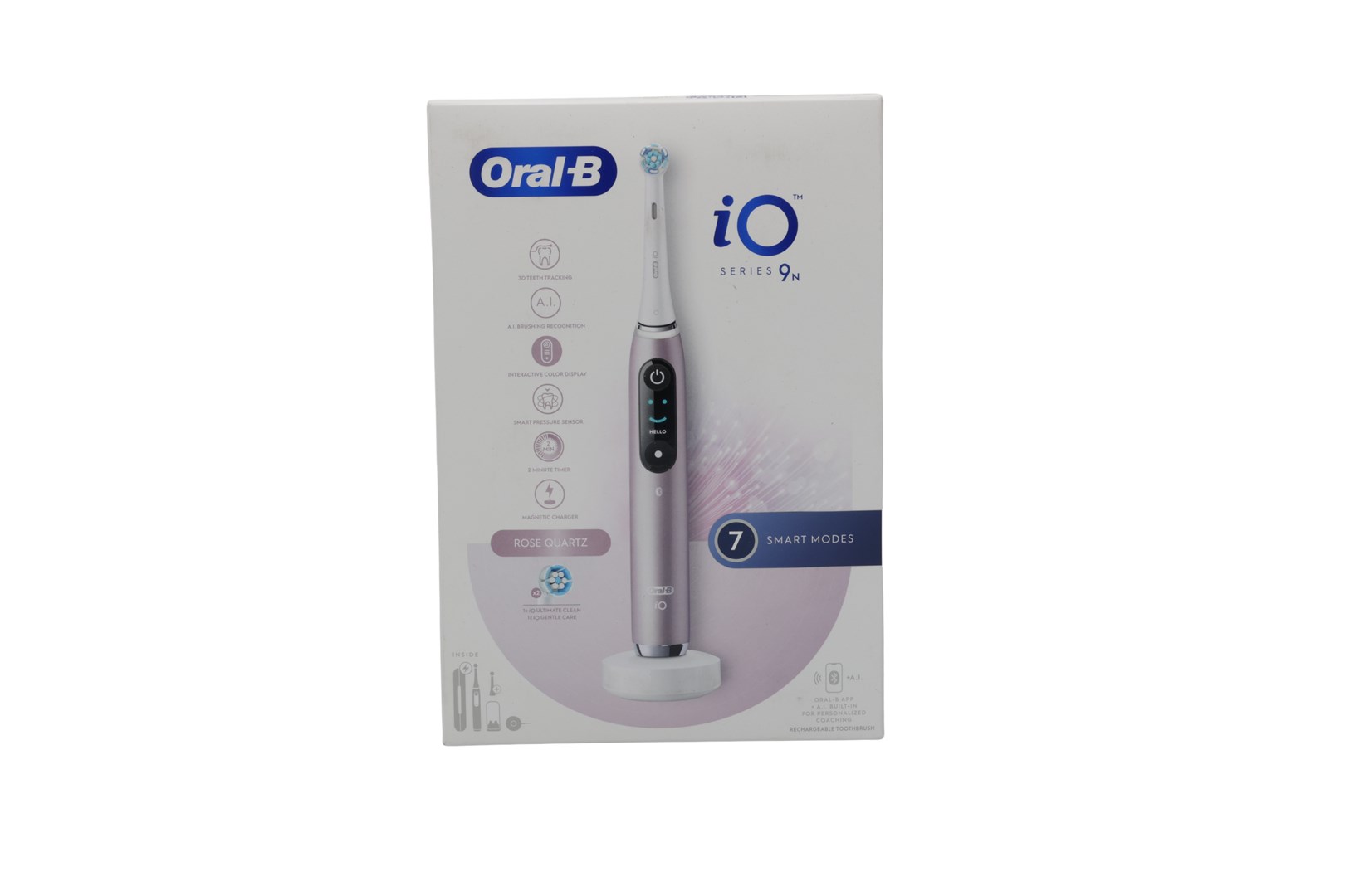 Električna zobna ščetka Braun Oral-B iO Series 9N Set Rose Quartz