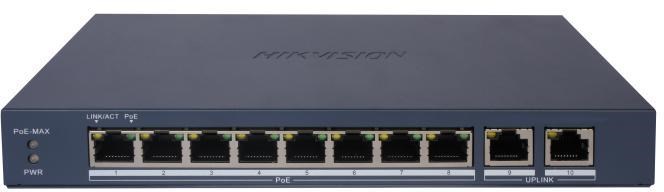 Hikvision DS-3E1510P-EI/M(B) LinkVu PoE Preklopnik