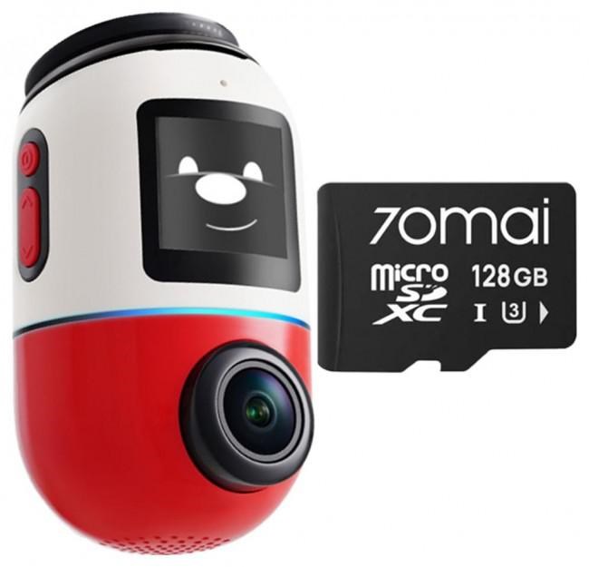 Video snemalnik 70mai X800 Omni 4K/GPS/WiFi + SD kartica