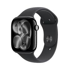 Apple Watch Series 11 GPS + Cellular 46mm, Space Grey, Črn pašček