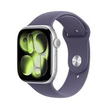 Apple Watch Series 11 GPS + Cellular 46mm, Srebrno ohišje, Vijoličen pašček