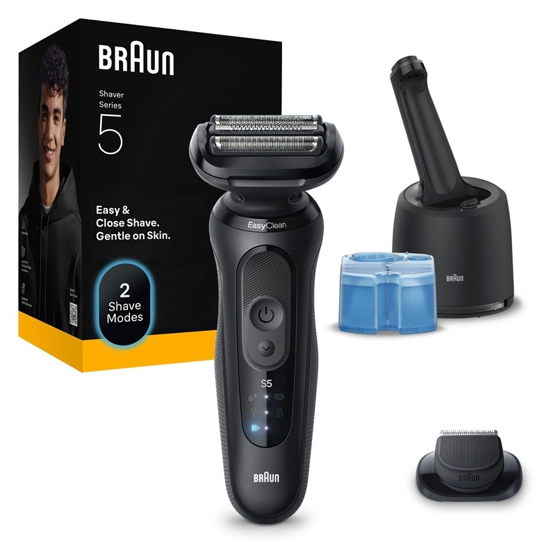 Braun 52-N7200CC električni brivnik, črna, s čistilno postajo