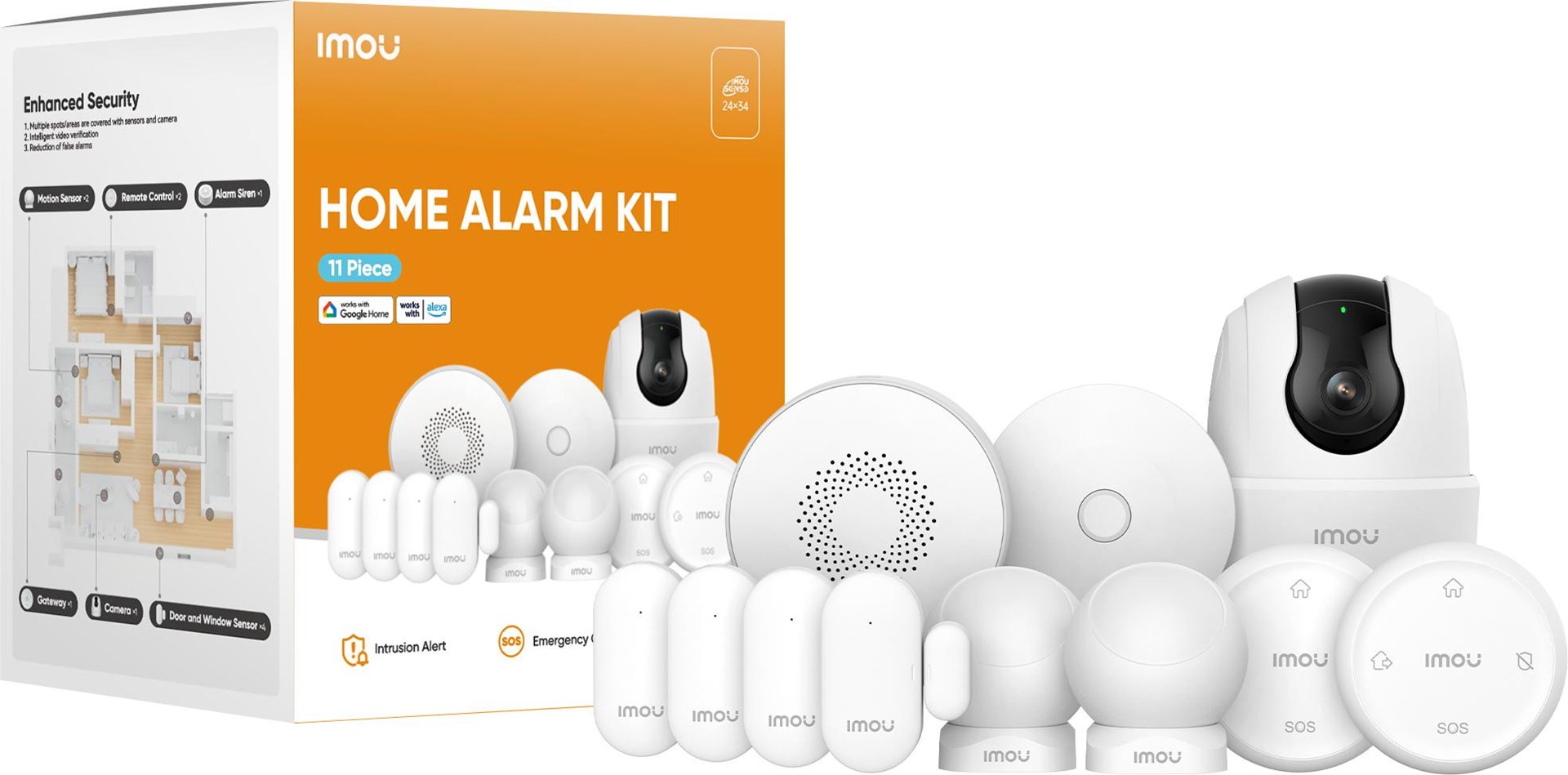 Imou komplet za alarmni sistem z kamero Ranger 2C 3MP