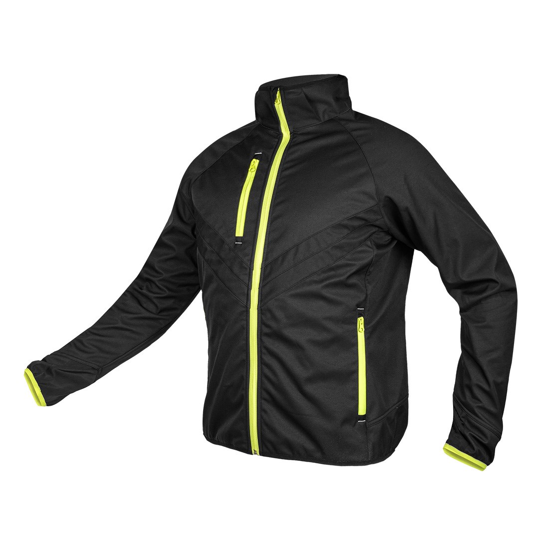 Jakna NOL (Kurtka Mix&Match Softshell) - črno-rumena, velikost XL