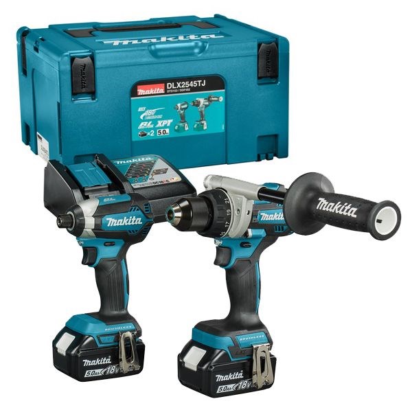 Akumulatorski set MAKITA COMBO 18V DLX2544TJ (DDF492, DTD153) 2x5.0Ah