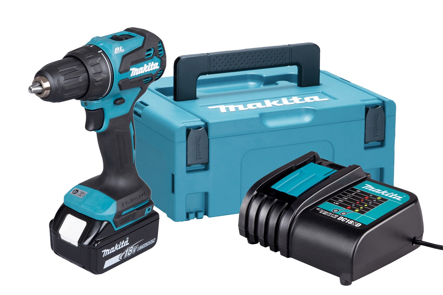 Akumulatorski vrtalnik/vijačnik MAKITA 18V DDF490SF1J 65/27Nm 1x3,0Ah BL