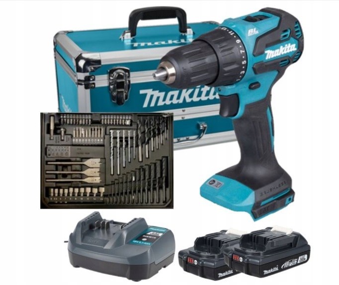 Akumulatorski udarni vrtalnik/vijačnik MAKITA DHP490WVX7 18V