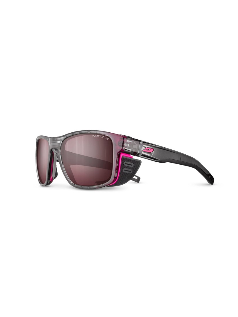 Julbo Shield M sončna očala s polarizacijo Spectron Polarized 3 HD - siva transparentna/roza