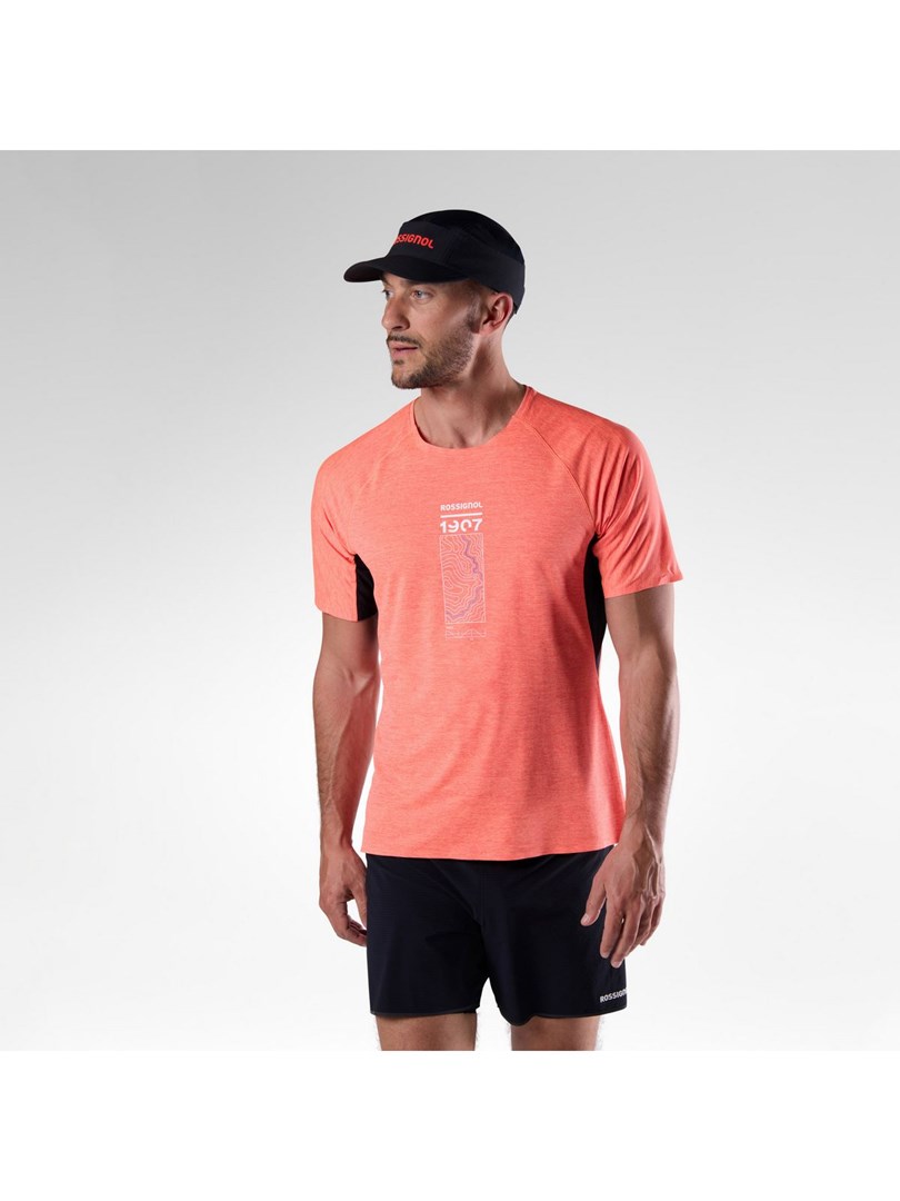 ROSSIGNOL Moška majica Sapa Ultra Tee kratki rokav, rdeča - M