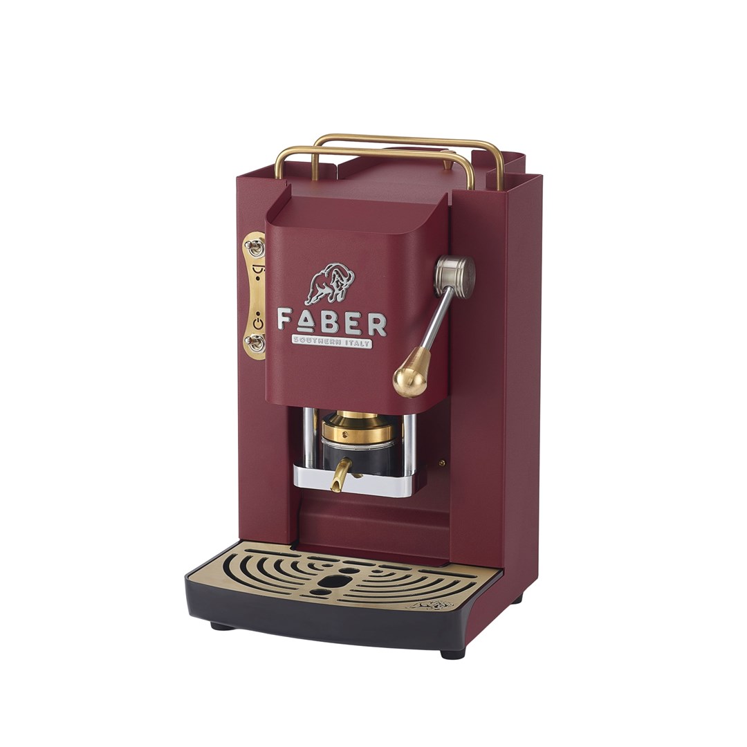 Faber Pro Deluxe napa, češnjevo rdeča, medenina, 60 cm