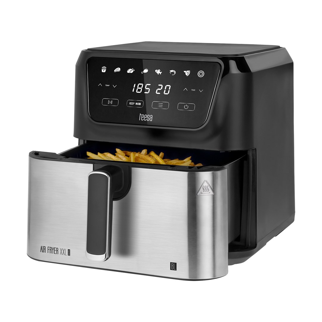 Friteza na vroč zrak TEESA DIGITAL AIR FRYER XXL, 8L, 1700W