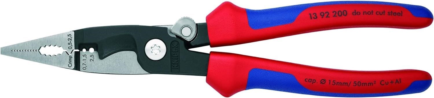 Knipex 6-v-1 Klešče za električno delo, 200 mm