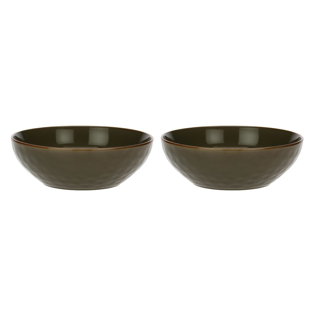Set 2 Concerto Grigio Tortora solatnih posod, sivo-rjavih, 26 cm