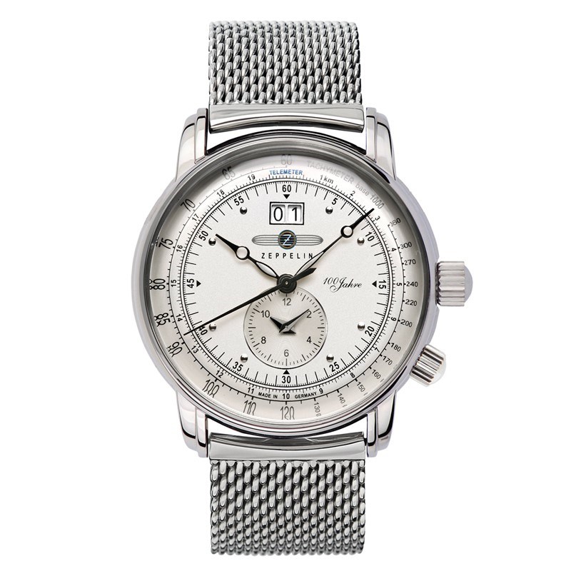 Zeppelin 7640M-1 100 Jahre quartz ura, 42mm, kronograf, datum
