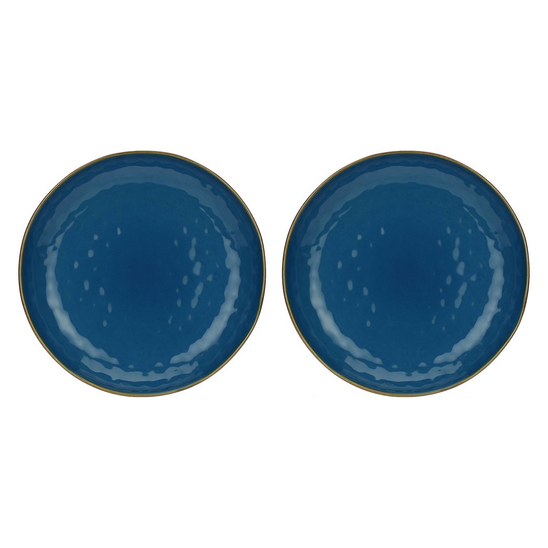 Set 2 Concerto Blu Avio okroglih skled - temno modra, 30 cm