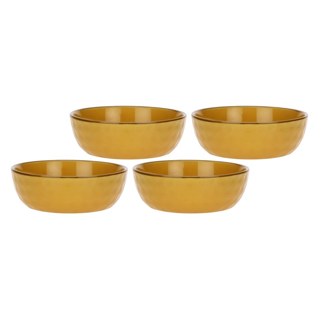 Set 4 sklede za solato Concerto Ocra - rumena, 20 cm