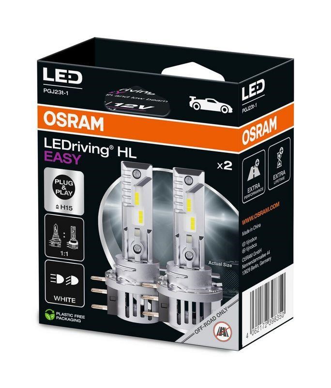 H15 12V 23W LED Avtomobilska Žarnica, 2 kosa - Osram