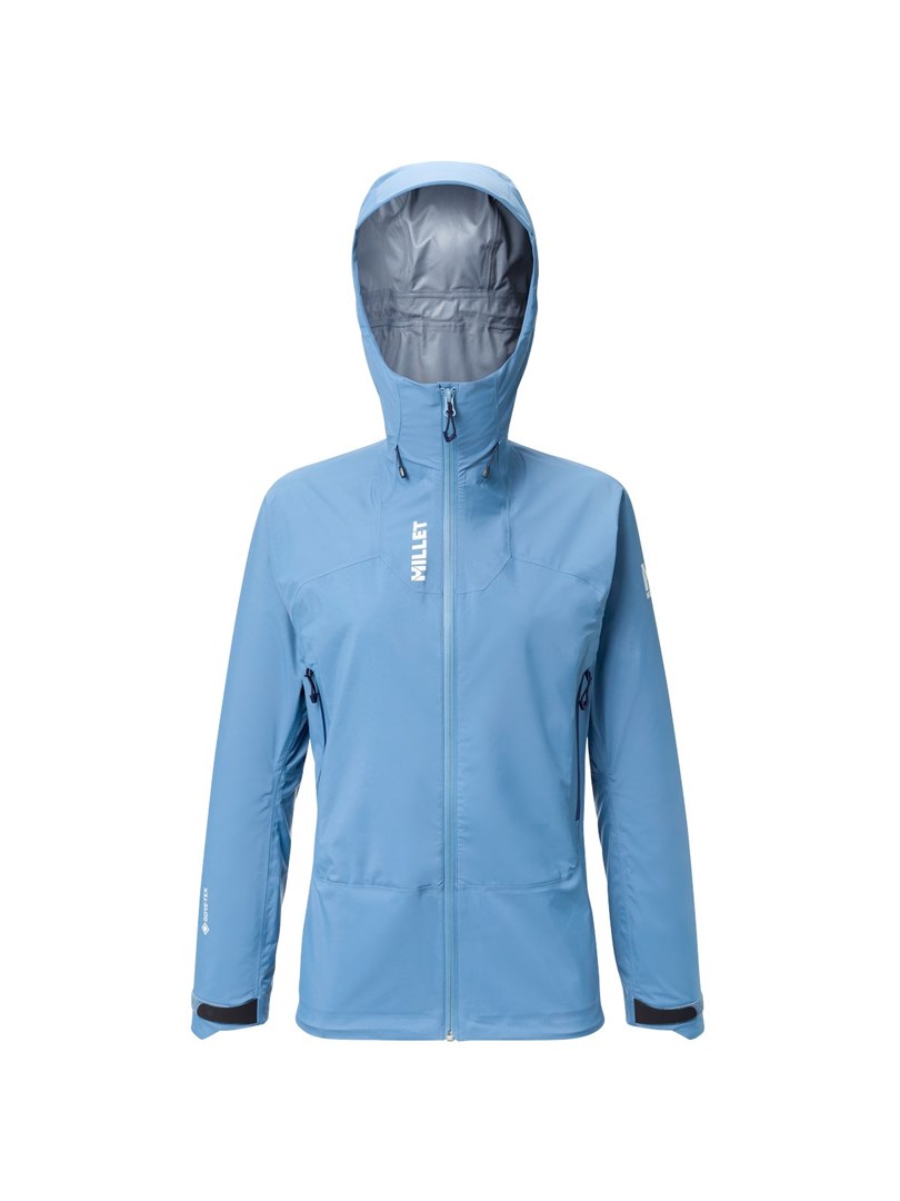 Ženska jakna Millet Kamet Gtx Jkt z membrano - modra, velikost S