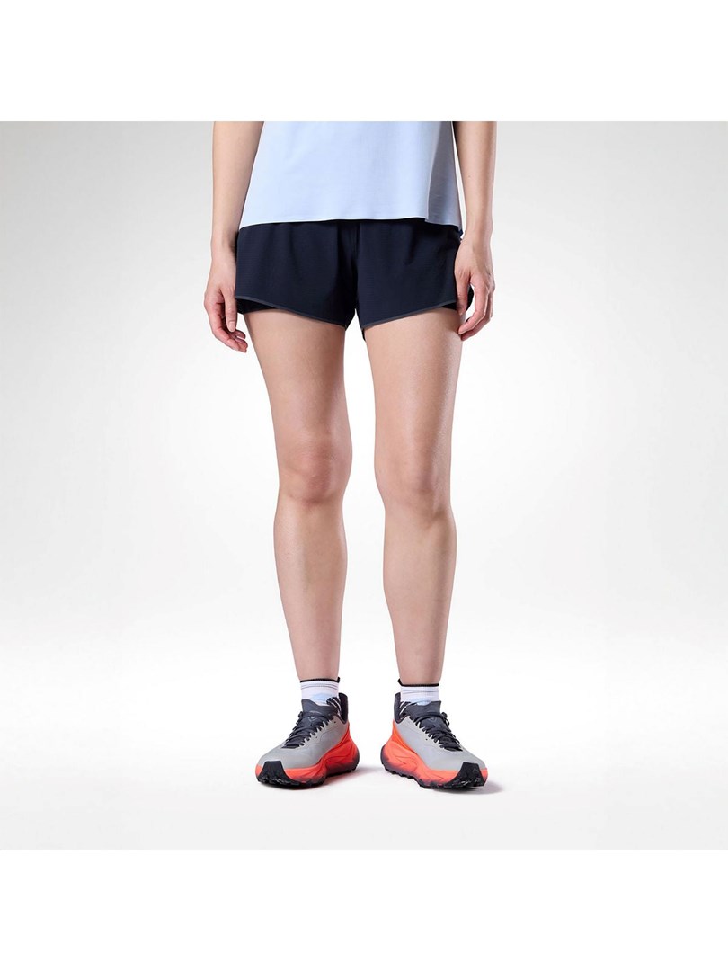 Ženske kratke hlače ROSSIGNOL W Sapa 2In1 Short 5', črne - XS