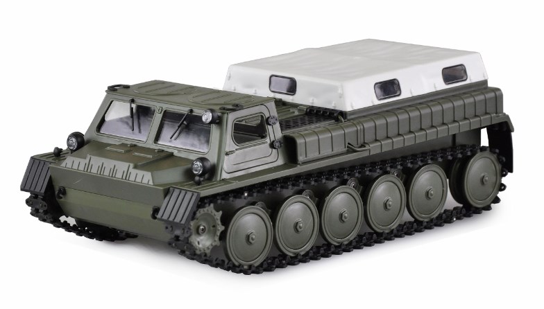 RC Tank na gosenicah 1:16, oljčno zelen/bel