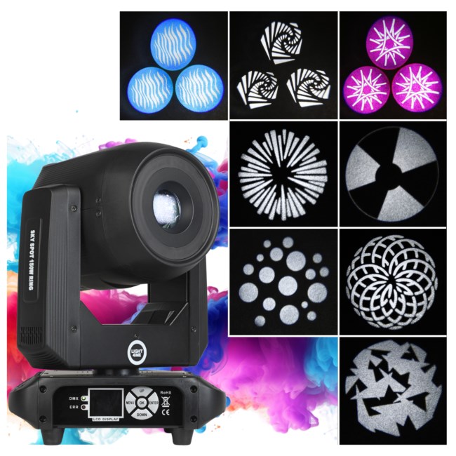 LIGHT4ME SKY SPOT 150W RING LED premikajoča glava spot