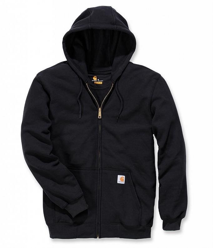 Carhartt Midweight Hooded ZIP Sweatshirt črna