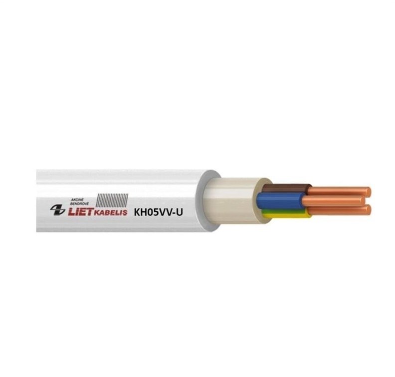 Električni kabel NON KH05VV-U/NYM 3X2.5, bela, 50m