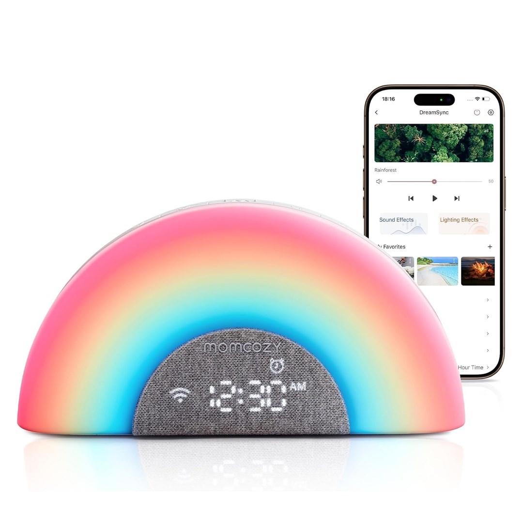 Momcozy WN010 generator belega šuma, barva mavrica