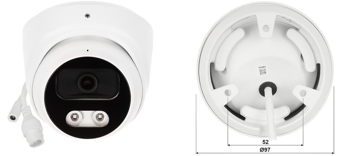 APTI AI803VA2IL-28W IP kamera 8.3 Mpx 4K UHD, 2.8mm leča