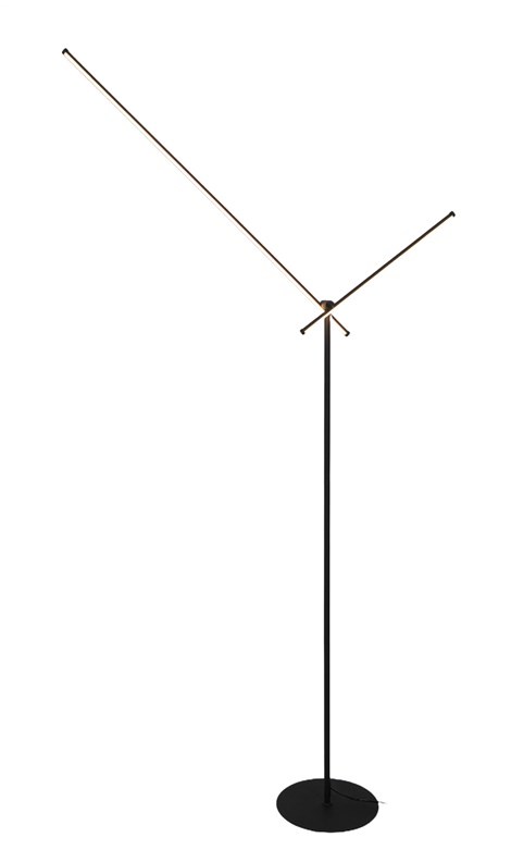 Talna LED svetilka Non Tanger 170 cm, črna