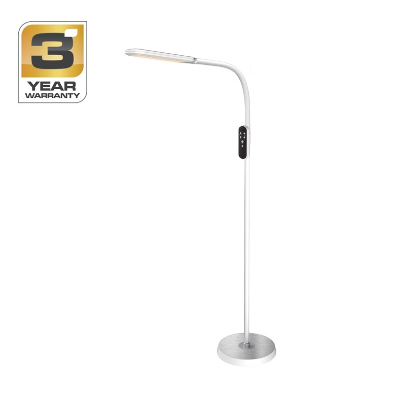 Stoječa LED svetilka SIMPLE BL-1925, 12W+3W, bela