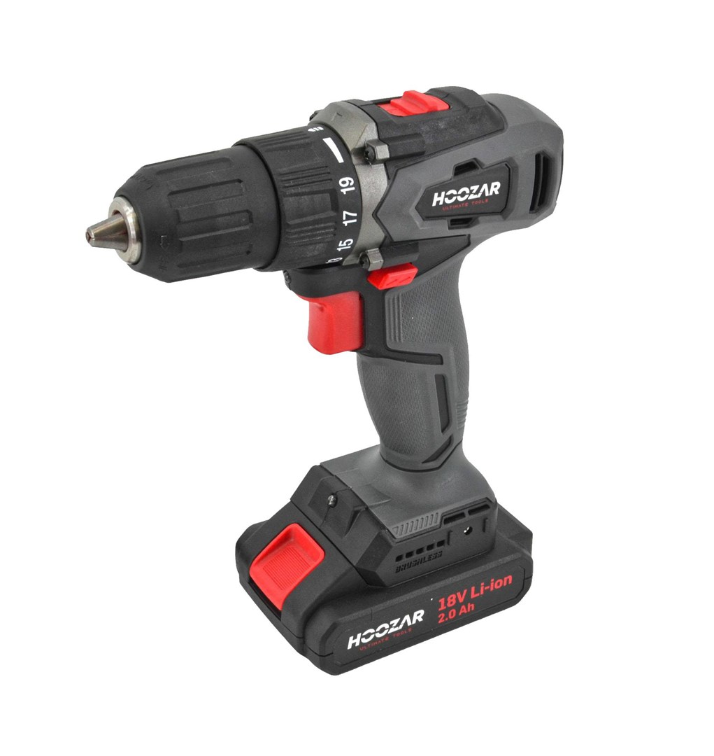 Akumulatorski vrtalni vijačnik NON CD45BL-D1, 18V, 1x2.0Ah, 45Nm