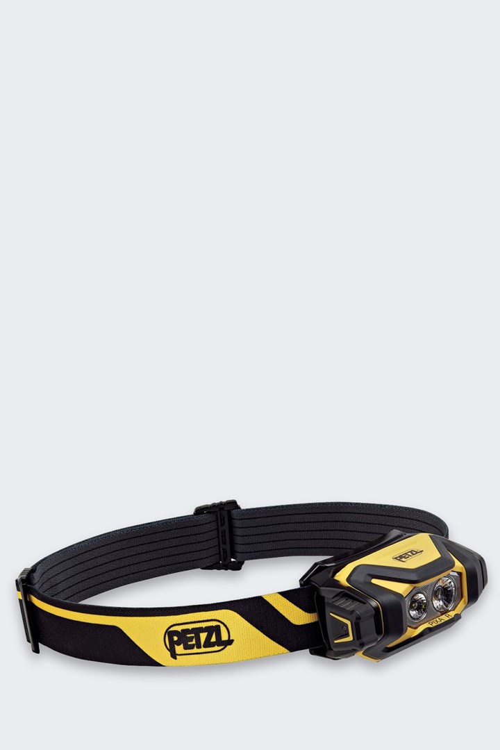 Naglavna svetilka Petzl Pixa R, črna/rumena, 450 lm
