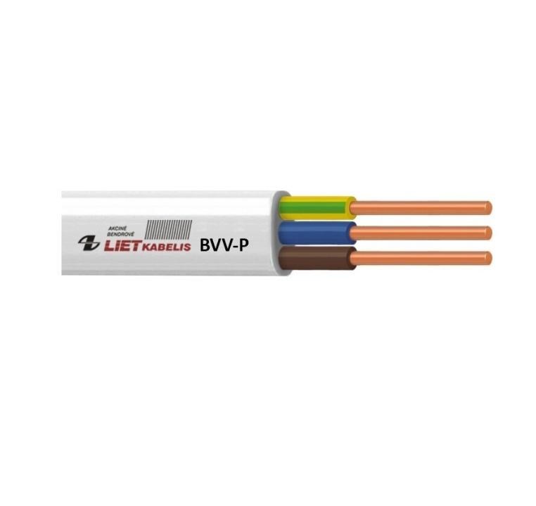 Action S.A. BVV-P kabel 3x1.0mm², 100m, bela