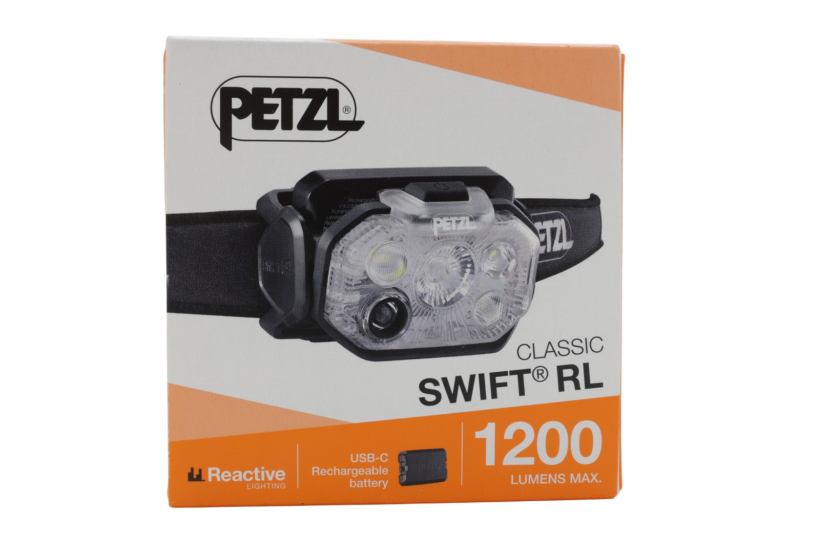 Petzl E095BD00 SWIFT? RL CLASSIC naglavna svetilka, črna